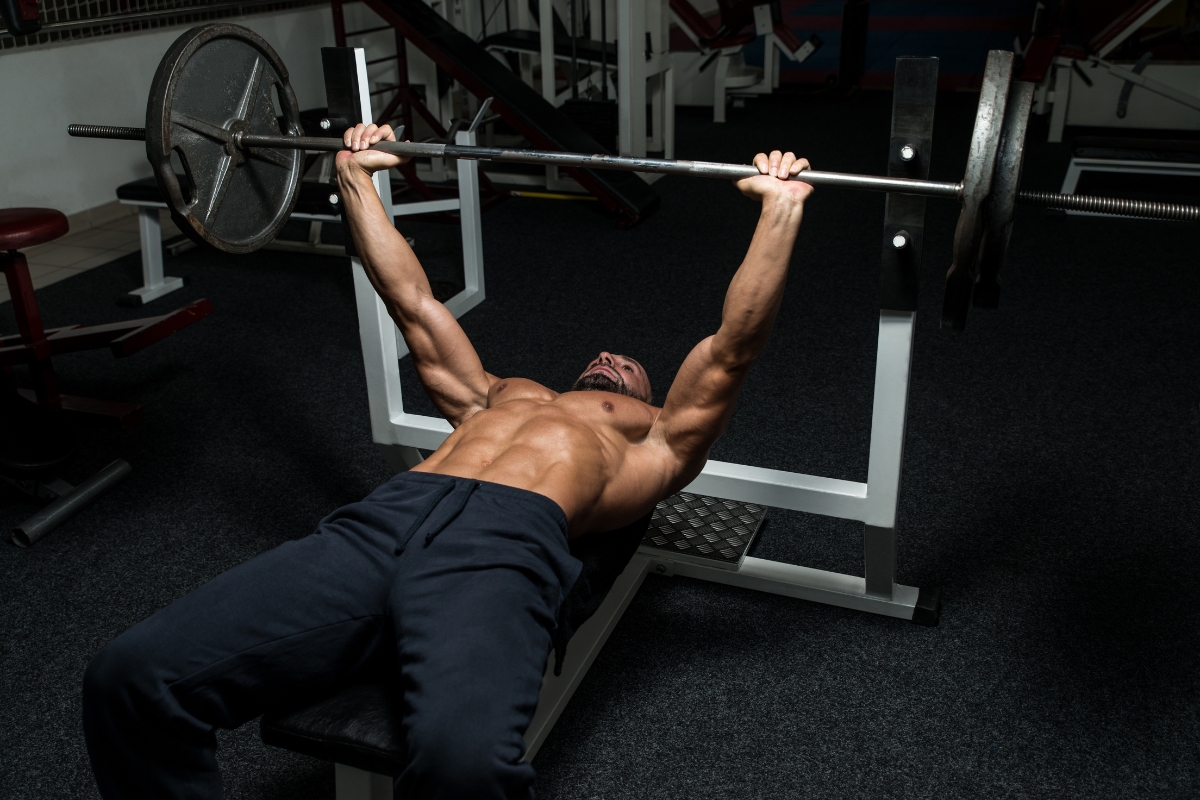Chest Workout On Bench Press