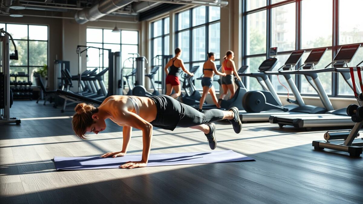 lunchtime gym express routine