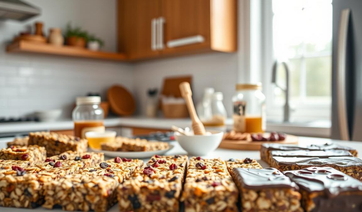 homemade healthy protein bars