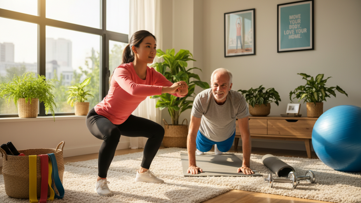 simple home workouts for beginners