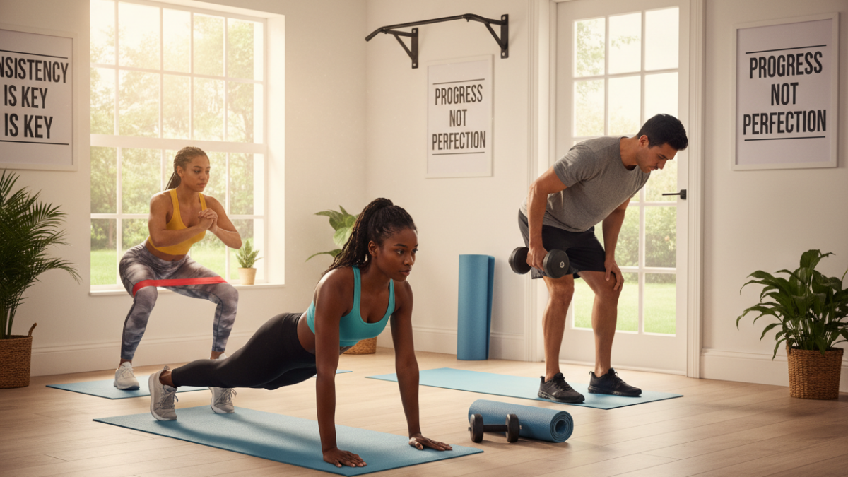 beginner push pull legs routine at home