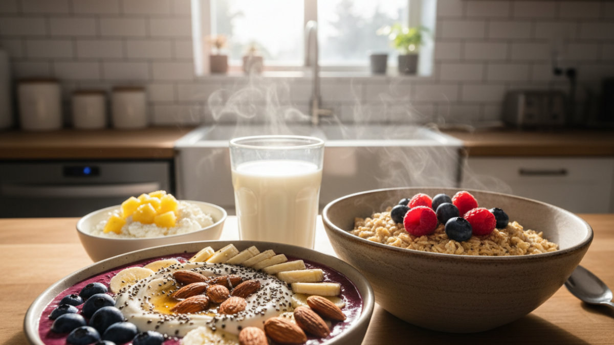 high protein breakfast for muscle gain without eggs