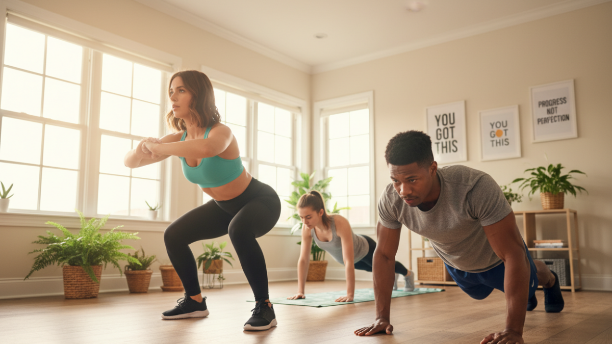 home workout plan for muscle gain without machines